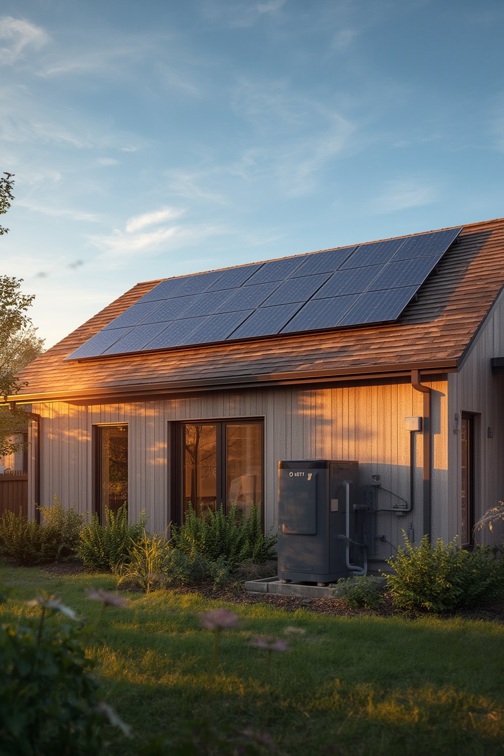 solar battery backup home - Illustration 1