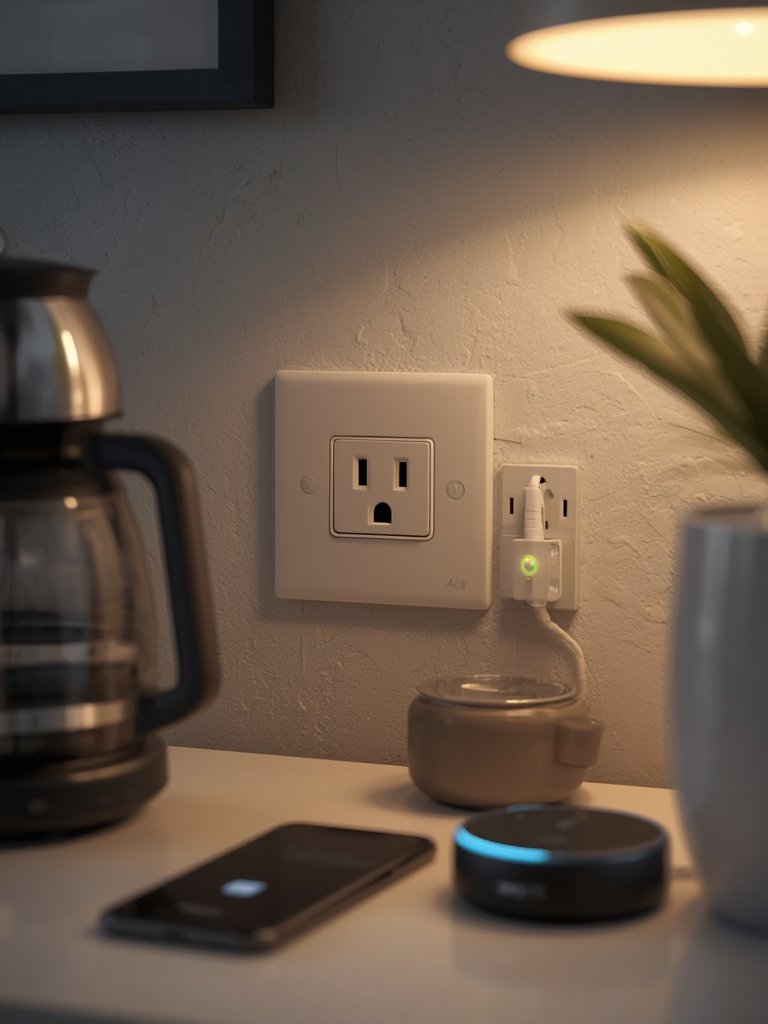 smart outlet in action