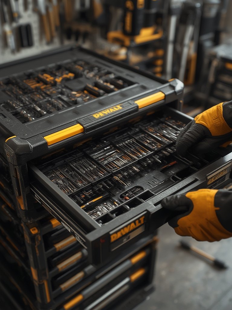 tool organizer in action