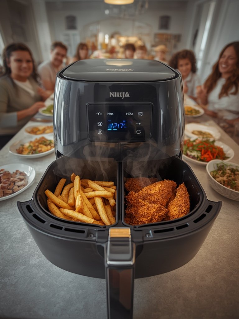 Dual Airfryer: 7 Ultimate Secrets For Amazing Results In 2026 2 dual airfryer in action