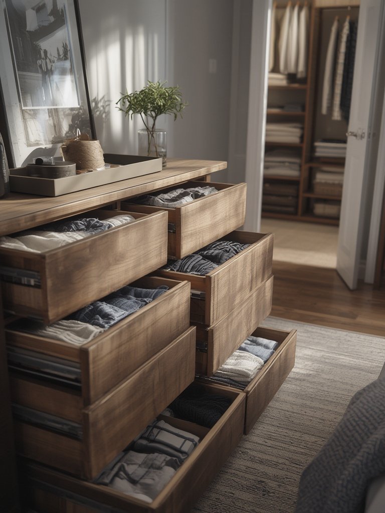 dresser organizer in action