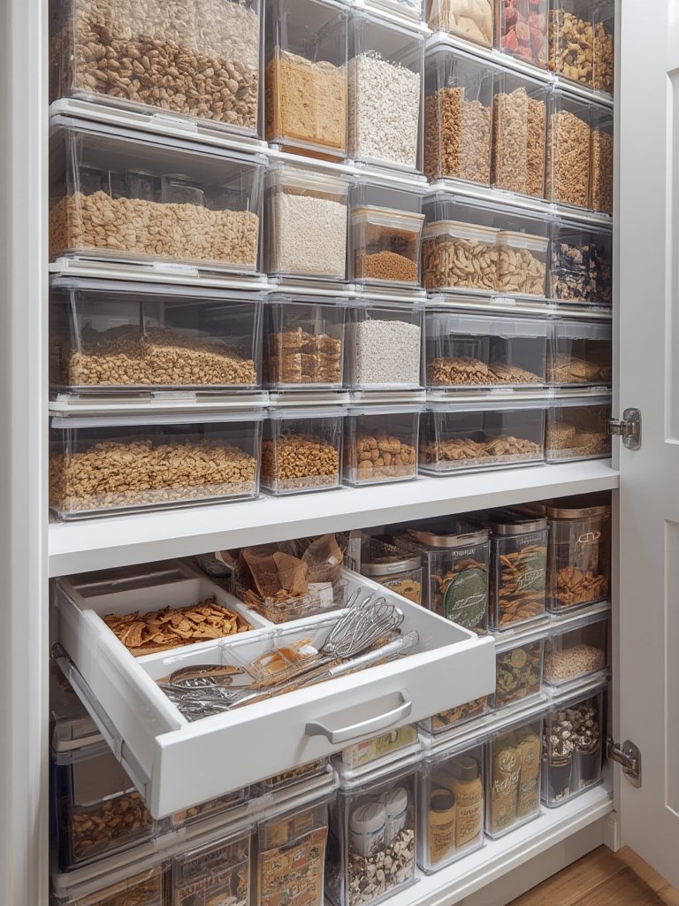 storage bin in action