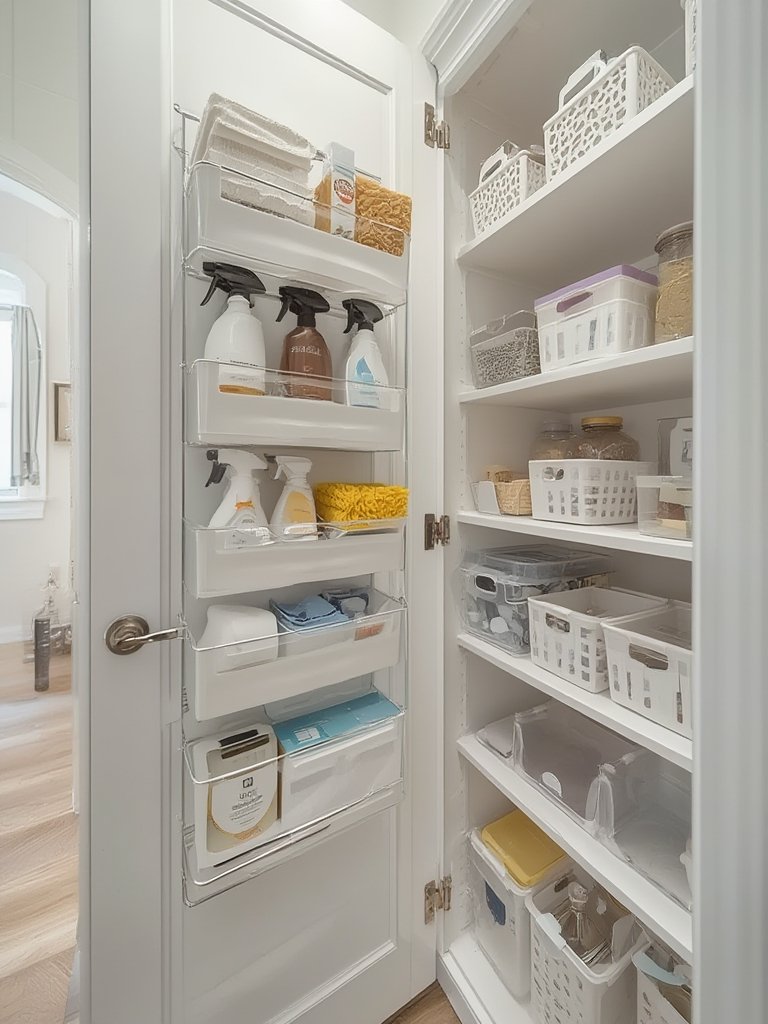 organizing caddy in action