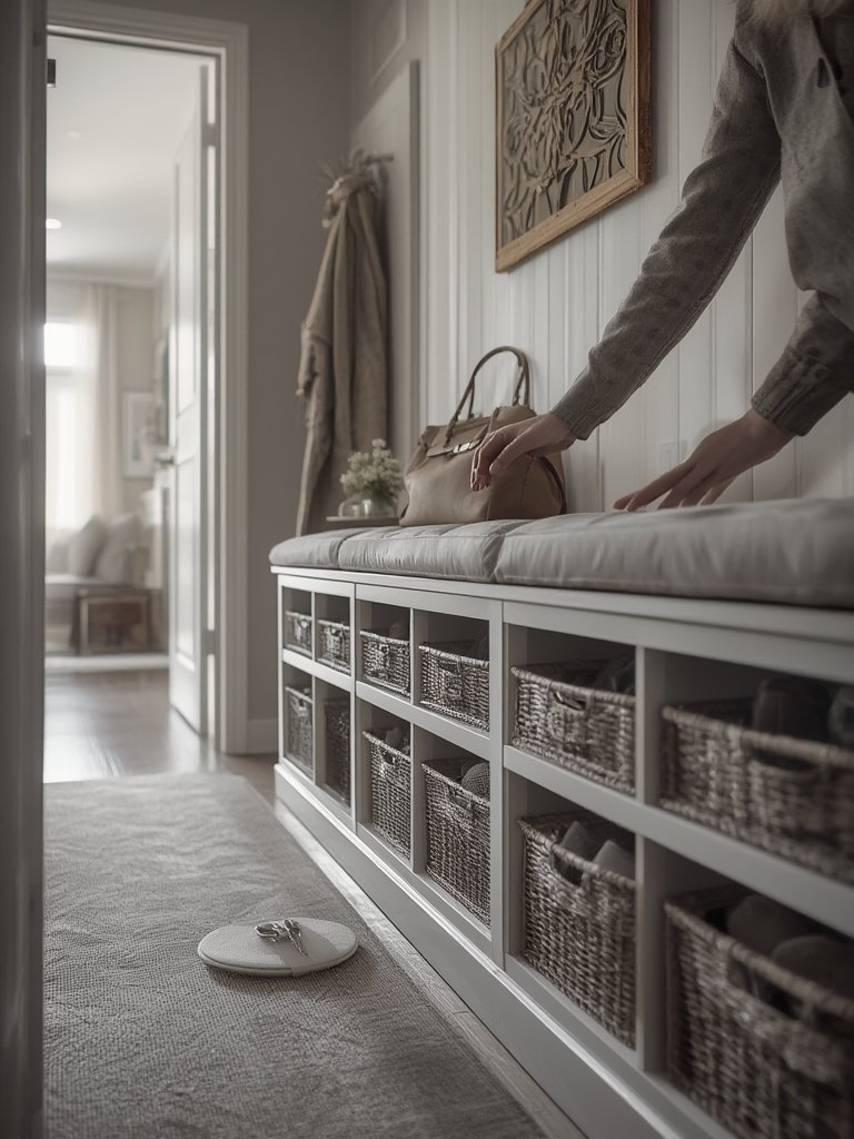 shoe bench in action