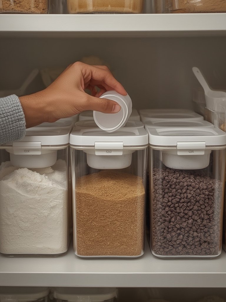 baking containers in action