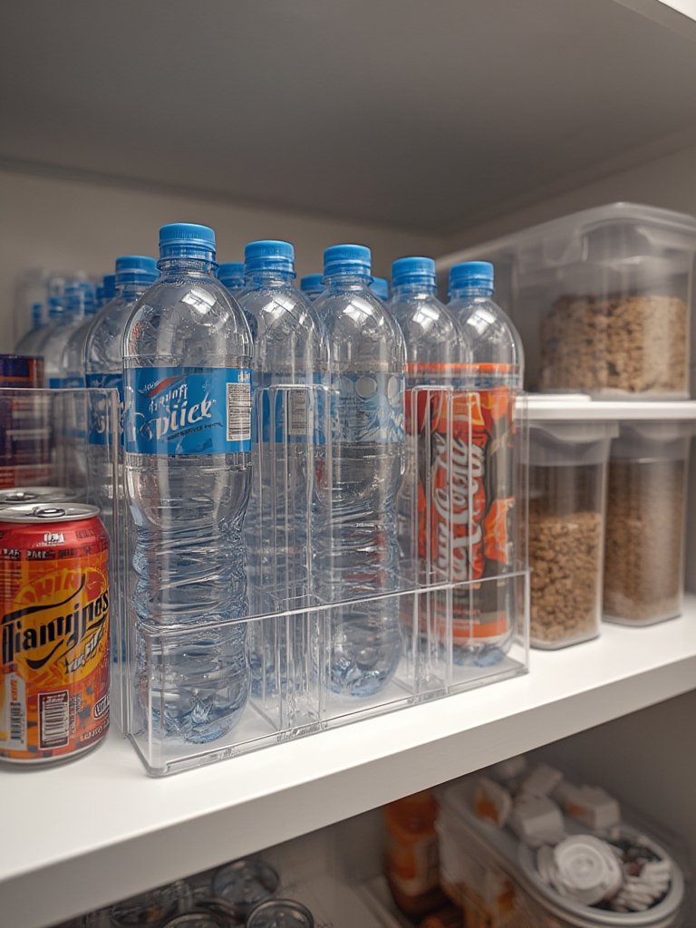 bottle organizer in action