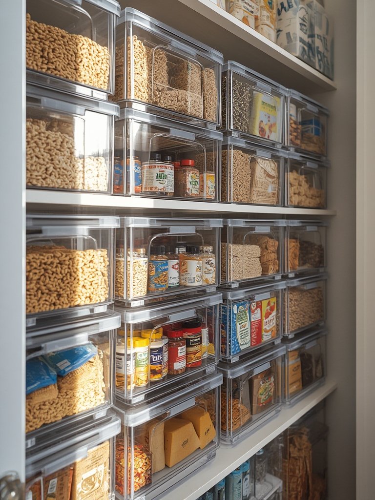 storage bin in action