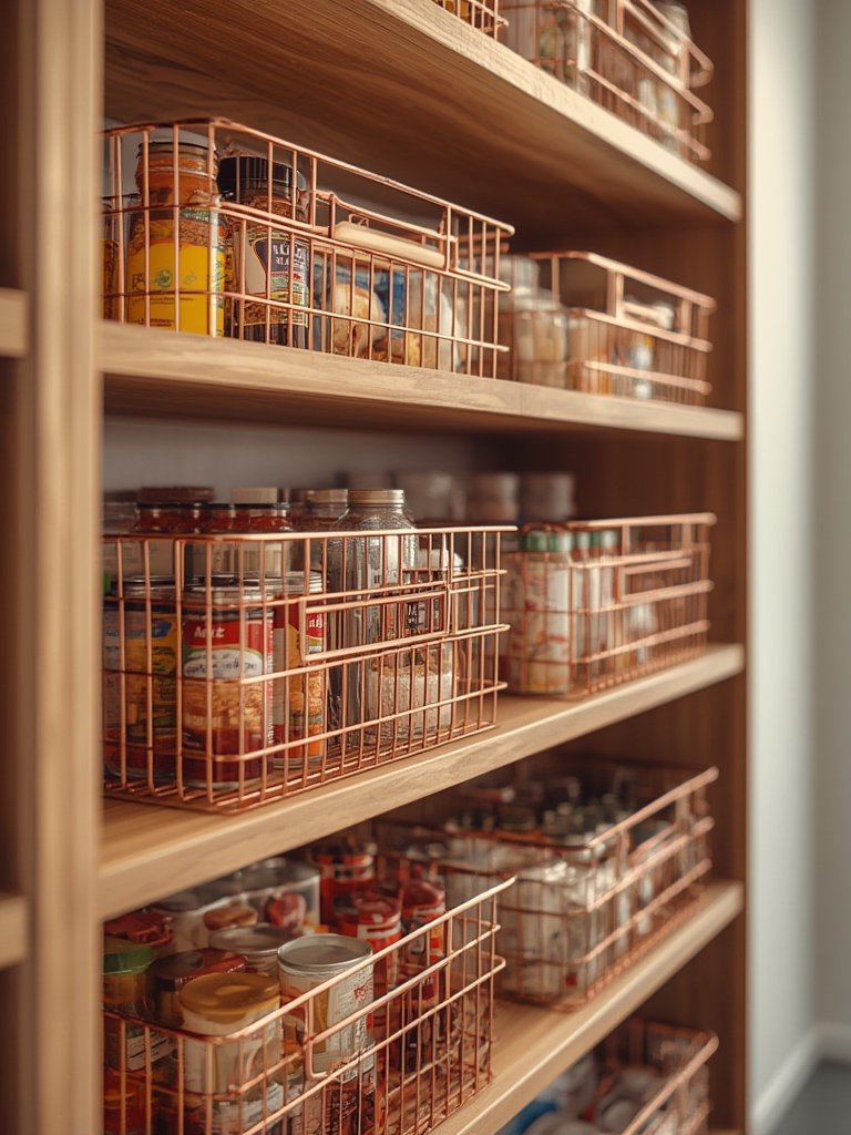 wire baskets in action