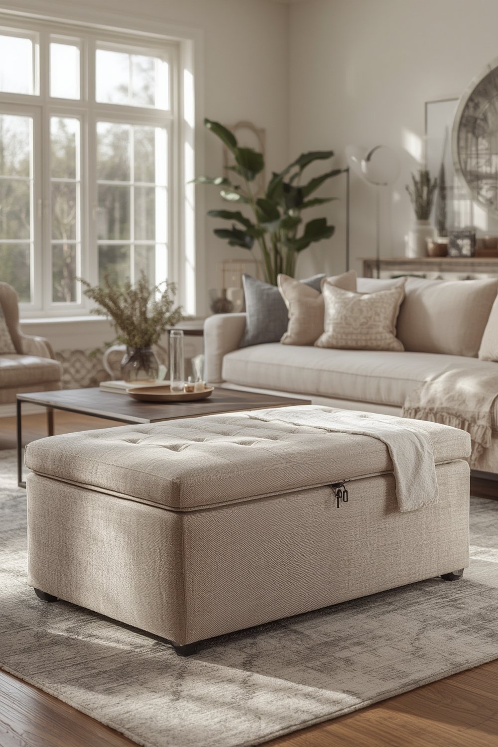 storage ottoman product view